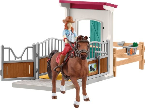schleich® Horse Club Pferdebox mit Hannah & Cayenne