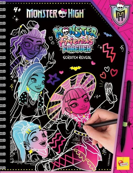 Monster friends forever scratch reveal. Monster High sketch