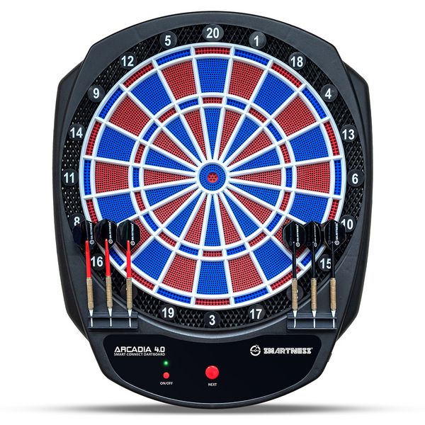 SMARTNESS ELEKTRONIK DARTBOARD TURBO CHARGER 4.0, 2-LOCH ABSTAND