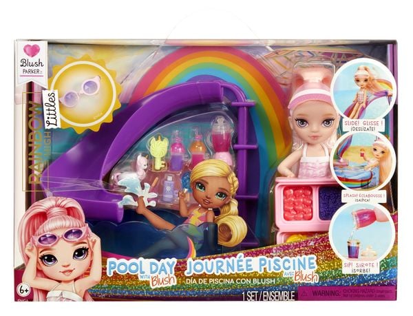 Rainbow High Little Pool Day with Blush Playset
