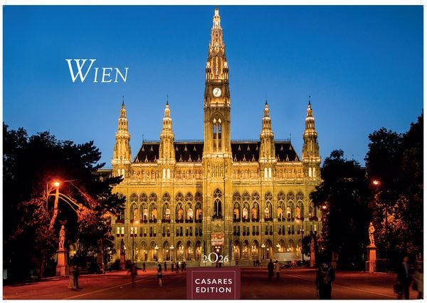 Wien Kalender 2026 – Wandkalender Fotokalender Österreich Kalender Alpenländer 24x35cm - Beeindruckende Bilder von Wien’s schönsten Sehenswürdig