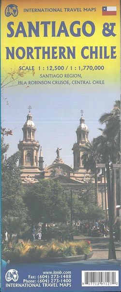 ITM City Map Santiago 1 : 12 500 / Northern Chile 1 : 1 770 000