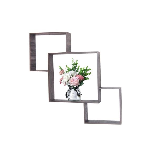 HTI-Line Wandregal Viola Braun MDF Wandregal Viola Braun MDF