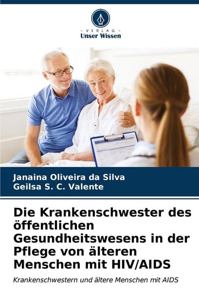 Die Krankenschwester des öffentlichen Gesundheitswesens in der Pflege von älteren Menschen mit HIV/AIDS