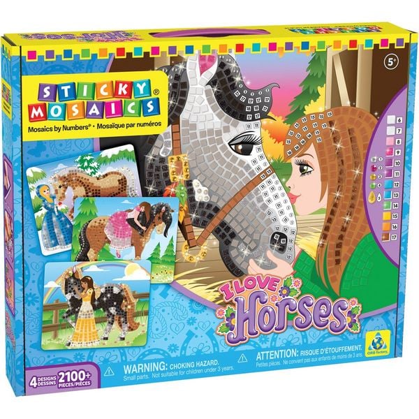 Sticky Mosaics Pferde