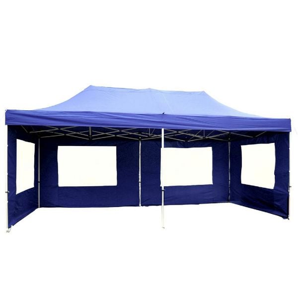 Faltpavillon 3x6m blau
