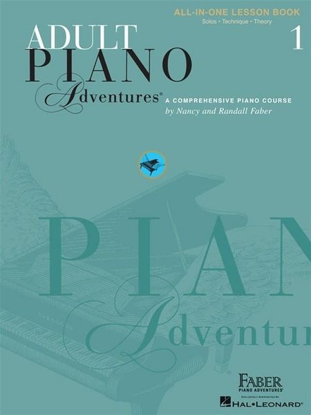 Adult Piano Adventures All-In-One Piano Course Book 1 - Book/Online Audio