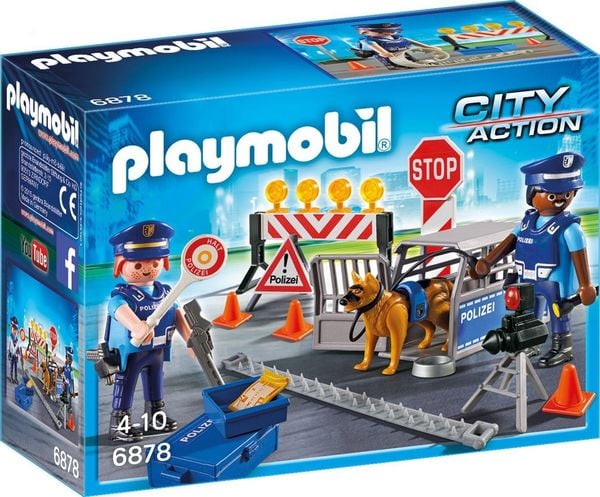 PLAYMOBIL® 6878 Polizei-Straßensperre