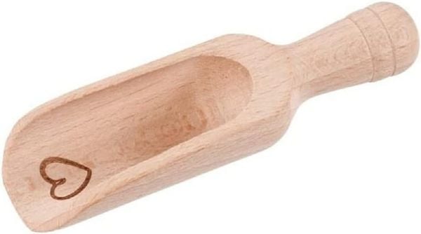 Goki 51479 - Mehlschaufel, Holz, 10 cm, Zubehör für Kinderküche/Kaufladen