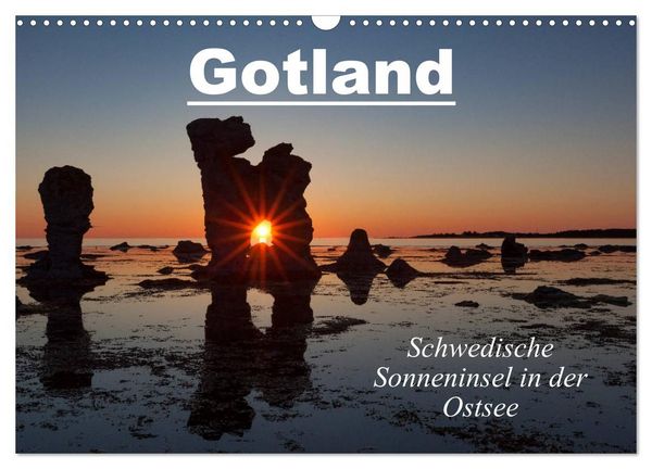 Gotland - Sonneninsel in der Ostsee (Wandkalender 2027 DIN A3 quer), CALVENDO Monatskalender