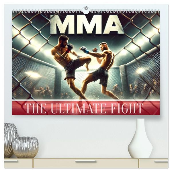 MMA UK - The ultimate fight (High Quality Premium Wall Calendar 2027 DIN A2 landscape),CALVENDO 12 Month Wall Calendar