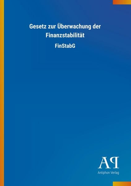 Gesetz zur Überwachung der Finanzstabilität