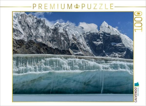 CALVENDO Puzzle Ein Gletscher am Cho La Pass 1000 Teile Puzzle quer 1000 Teile Lege-Größe 64 × 48 cm Foto-Puzzle für glückliche Stunden