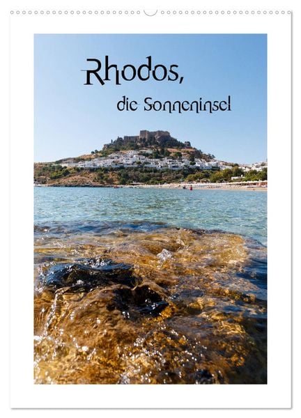 Rhodos, die Sonneninsel (Wandkalender 2026 DIN A2 hoch), CALVENDO Monatskalender