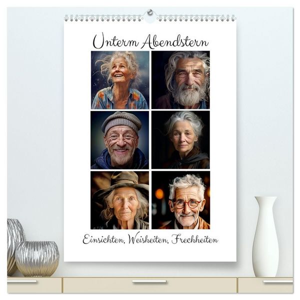 Unterm Abendstern (hochwertiger Premium Wandkalender 2027 DIN A2 hoch), Kunstdruck in Hochglanz