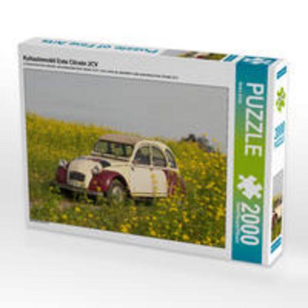CALVENDO Puzzle Kultautomobil Ente Citroën 2CV 2000 Teile Puzzle quer 2000 Teile Lege-Größe 90 × 67 cm Foto-Puzzle für glückliche Stunden