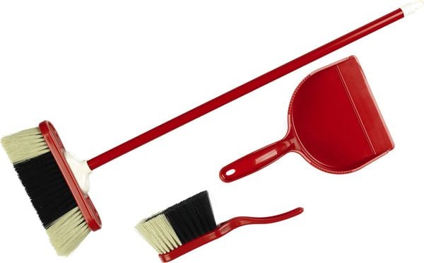 Theo Klein Spiel-Kehrset 3-teilig Kunststoff rot