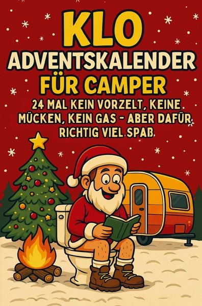 Klo Adventskalender für Camper: 24 mal kein Vorzelt, keine Mücken, kein Gas - aber dafür richtig viel Spaß