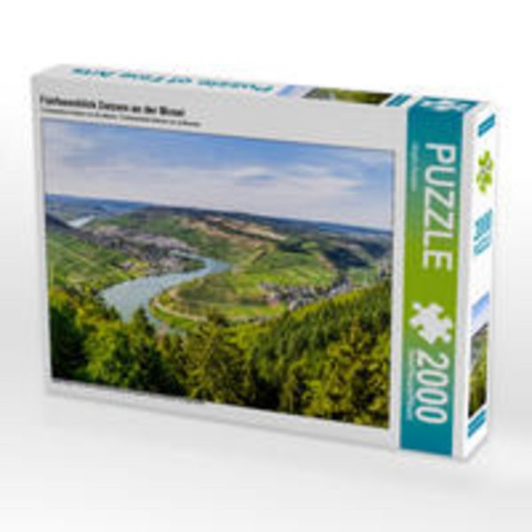 CALVENDO Puzzle Fünfseenblick Detzem an der Mosel 2000 Teile Puzzle quer 2000 Teile Lege-Größe 90 × 67 cm Foto-Puzzle für glückliche Stunden