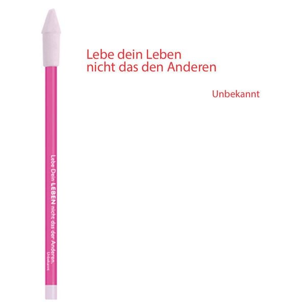 Bleistift unbekannt, Leben