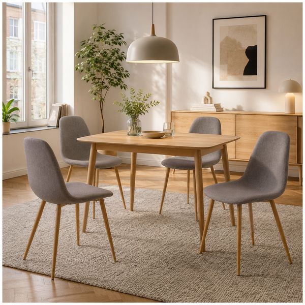 HTI-Living Stuhl SavannahW 4er Grau Stuhl SavannahW 4er Grau