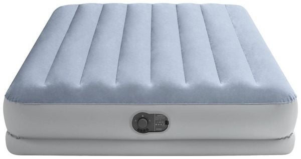 Intex 64159 QUEEN DURA-BEAM COMFORT AIRBED Luftbett (L x B x H) 203 x 152 x 36cm Blau-Grau
