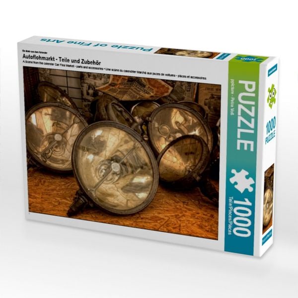 CALVENDO Puzzle Ein Motiv aus dem Kalender Autoflohmarkt - Teile und Zubehör 1000 Teile Lege-Größe 64x48cm Foto-Puzzle für glückliche Stunden