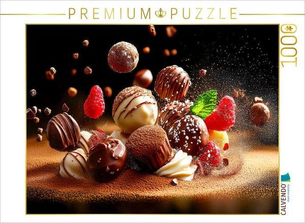 CALVENDO Puzzle Pralinen und Schokolade 1000 Teile Lege-Größe 64x48cm Foto-Puzzle für glückliche Stunden