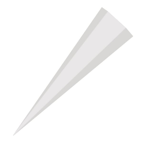 Nestler Schultüte Rohling eckig weiß 85cm