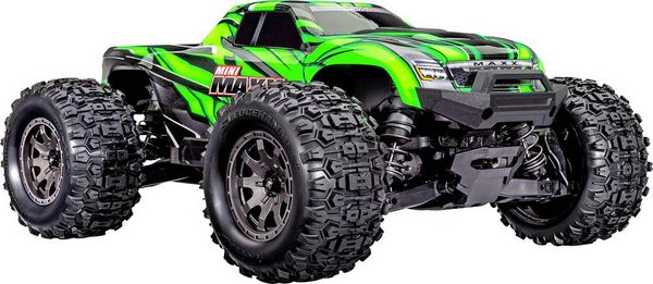 Traxxas Mini Maxx BL-2s Grün Brushless 1:10 RC Modellauto Elektro Monstertruck Allradantrieb (4WD) 2,4 GHz