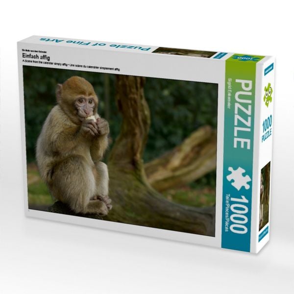 CALVENDO Puzzle Ein Motiv aus dem Kalender Einfach affig 1000 Teile Lege-Größe 64x48cm Foto-Puzzle für glückliche Stunden