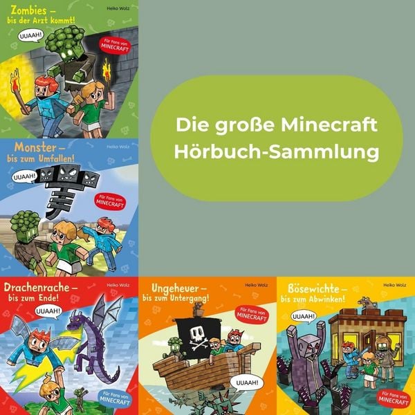 Minecraft : Die große Minecraft Hörbuch-Sammlung (Nur bei uns!)