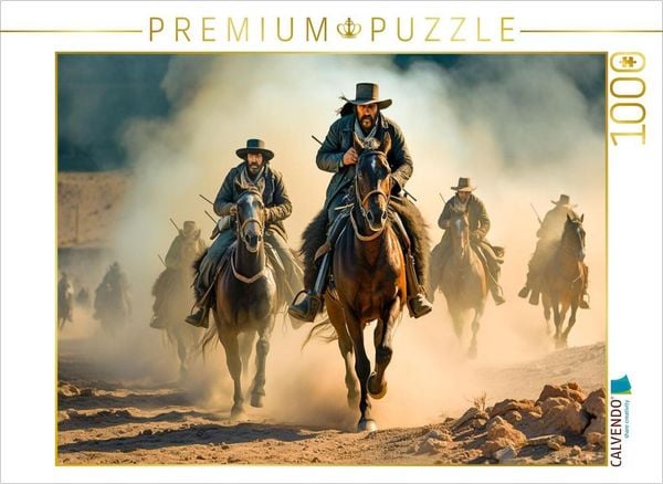 CALVENDO Puzzle Ein Motiv aus dem Kalender Abenteuer im Wilden Westen 1000 Teile Lege-Größe 64x48cm Foto-Puzzle für glückliche Stunden