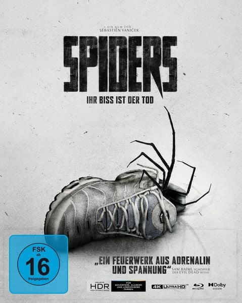 Spiders - Ihr Biss ist der Tod (Mediabook, 4K-UHD+Blu-ray+Bonus-Blu-ray)