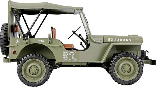 Amewi Jeep Willys MB Scale Crawler Brushed 1:14 RC Modellauto Elektro Crawler Allradantrieb (4WD)