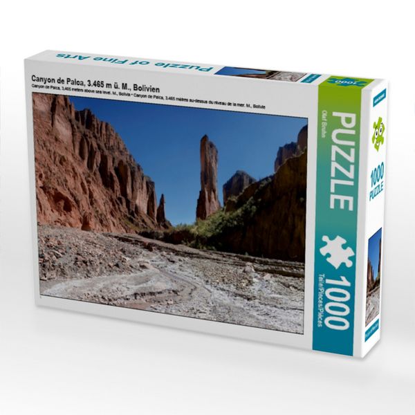 CALVENDO Puzzle Canyon de Palca, 3.465 m ü. M., Bolivien 1000 Teile Lege-Größe 64x48cm Foto-Puzzle für glückliche Stunden