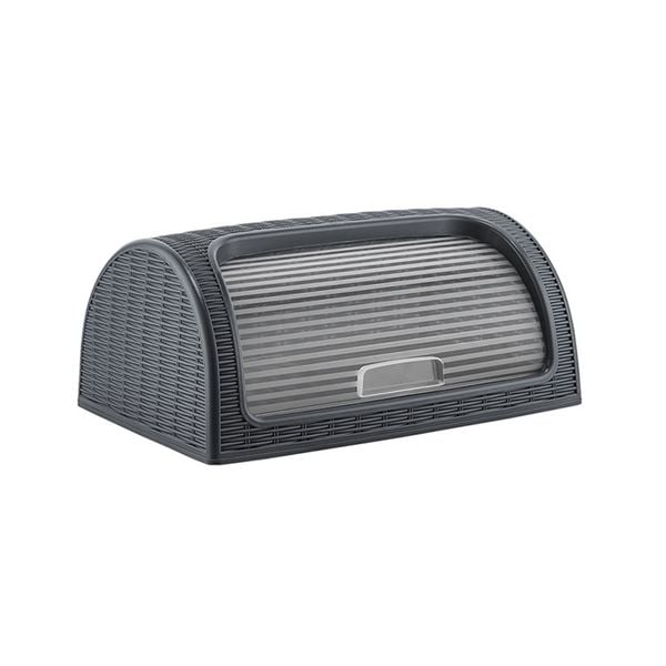 Michelino Brotkasten in Rattanoptik Anthrazit