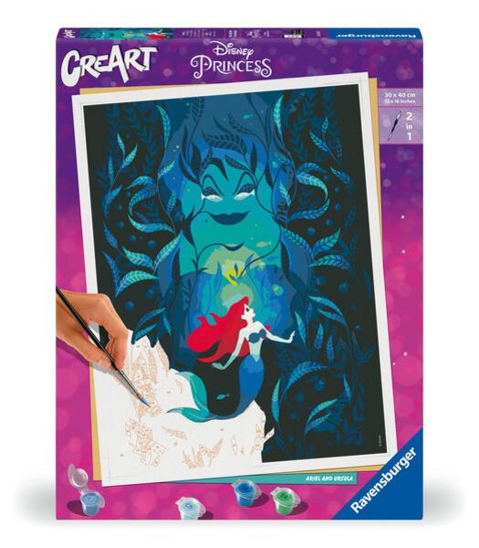 CreArt Adults Trend Disney Prinzessinnen - Ariel and Ursula