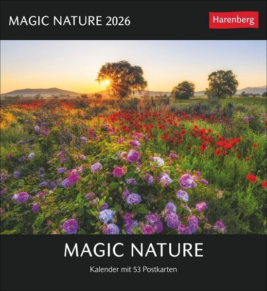 Magic Nature Postkartenkalender Kalender 2026 - Kalender mit 53 Postkarten