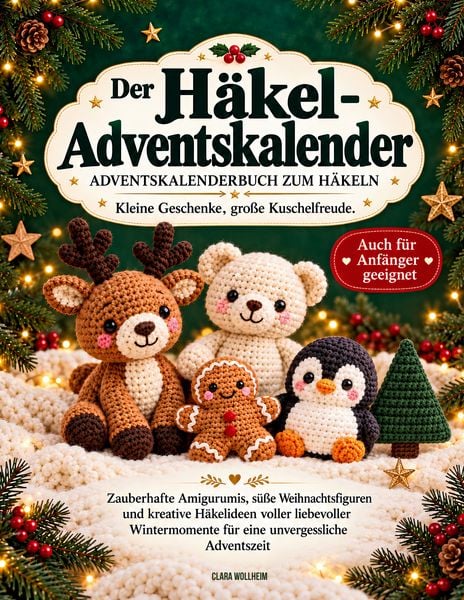 Der Häkel Adventskalender - Adventskalender Buch zum Häkeln