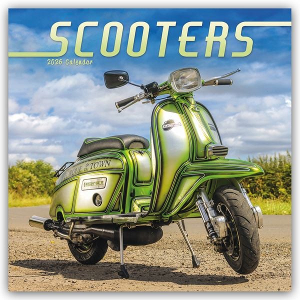 Scooters – Motorroller 2026 – Wand-Kalender