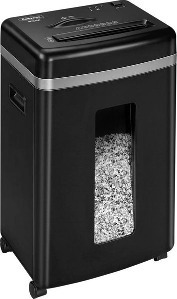 Fellowes Microshred™ 450M Aktenvernichter 9 Blatt Partikelschnitt 2 x 12 mm P-5 22 l Vernichtet auch Büroklammern, CDs, DVDs, Heftklammern, Kreditk