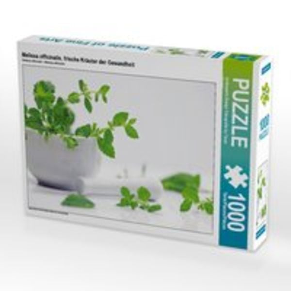 CALVENDO Puzzle Melissa officinalis, frische Kräuter der Gesundheit 1000 Teile Lege-Größe 64 x 48 cm Foto-Puzzle Bild von Avianaarts Design Fotografie by Tanja Riedel