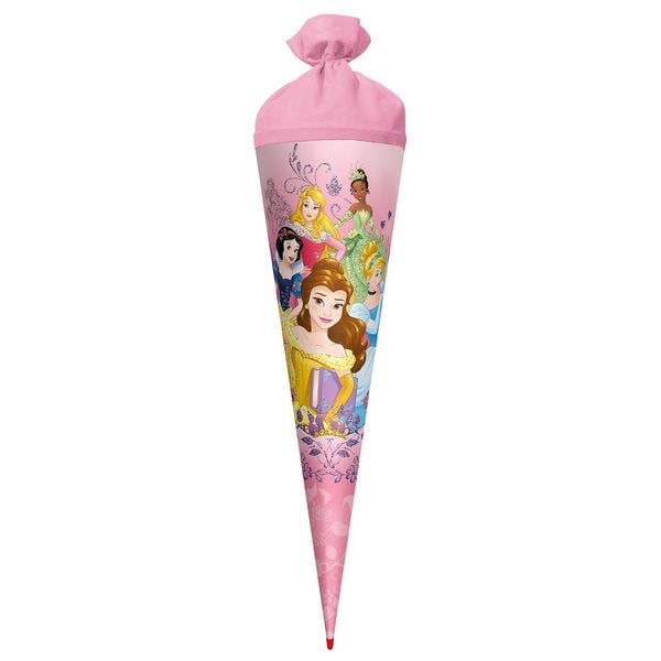 Lizenz-Schultüte, Disney Princess, 70cm, Glitter
