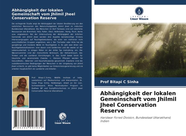 Abhängigkeit der lokalen Gemeinschaft vom Jhilmil Jheel Conservation Reserve
