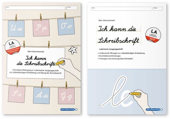 Ich kann die Schreibschrift + Übungsheft zu den Buchstabenverbindungen - Lateinische Ausgangsschrift - 2 Hefte