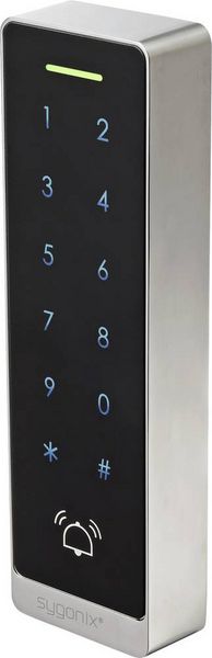 Sygonix SY-7372600 Code-Tastatur mit RFID Aufputz 12 V/DC, 18 V/DC IP66 mit beleuchteter Tastatur, mit Touchscreen