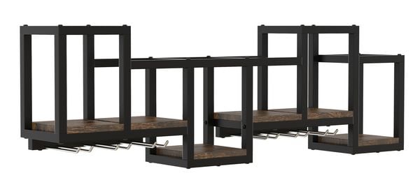 Holz Wandregal Gewürze Gläser Regal Küche Kolari M