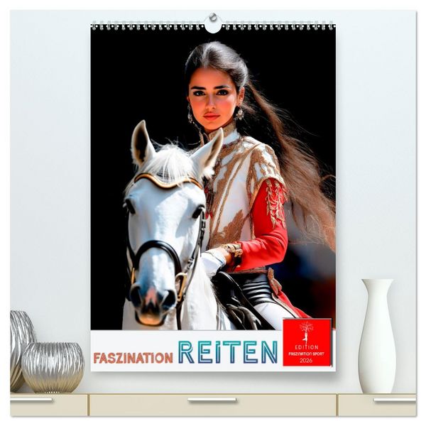 Faszination Reiten (hochwertiger Premium Wandkalender 2026 DIN A2 hoch), Kunstdruck in Hochglanz