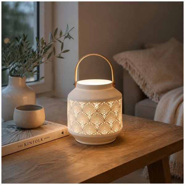 formano Lampe 18x19 cm Laterne mit Henkel Lampe 18x19 cm Laterne mit Henkel